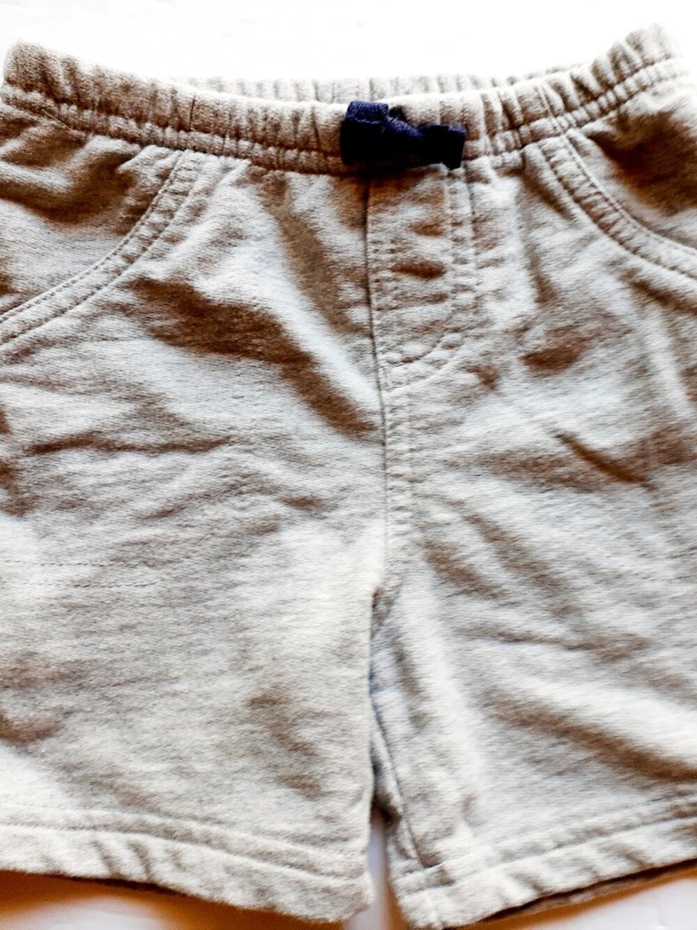 Carter's Boys Shorts Sweat Gray Pull On Elastic Waist 18 Months Toddler